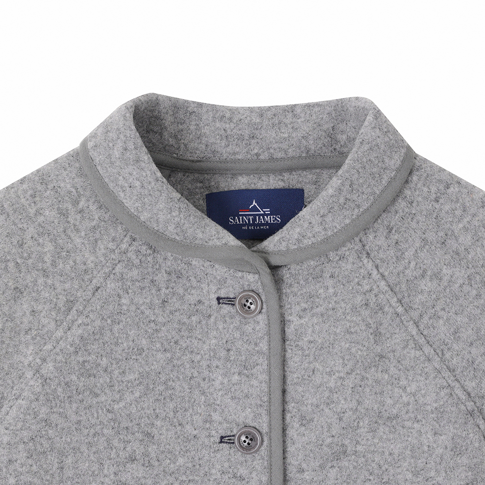 세인트제임스 클로슈 자켓 LGY ASJF2G3KR78-LGY(Saint James Cloche Jacket LGY) - 3