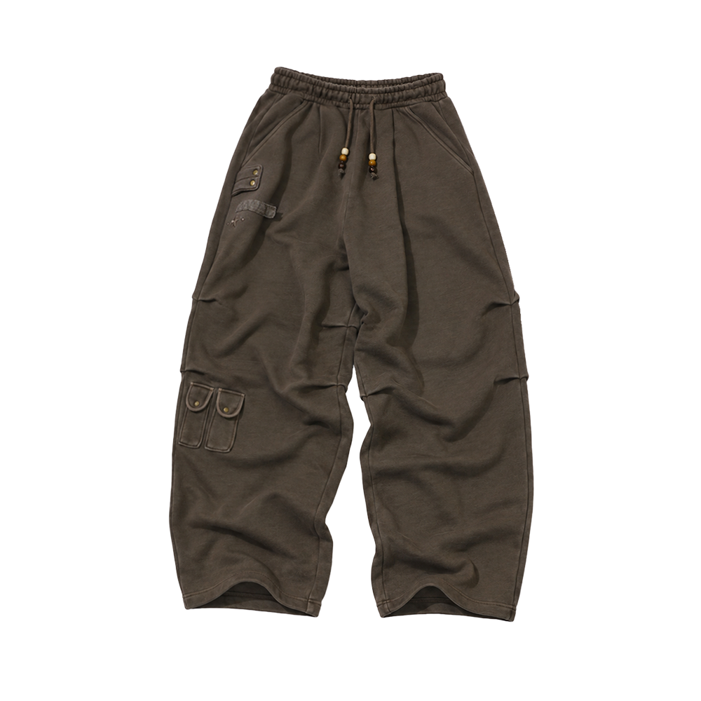 메인부스 노마드 스웻 팬츠 브라운(MAINBOOTH Nomad Sweat Pants Brown) - 1