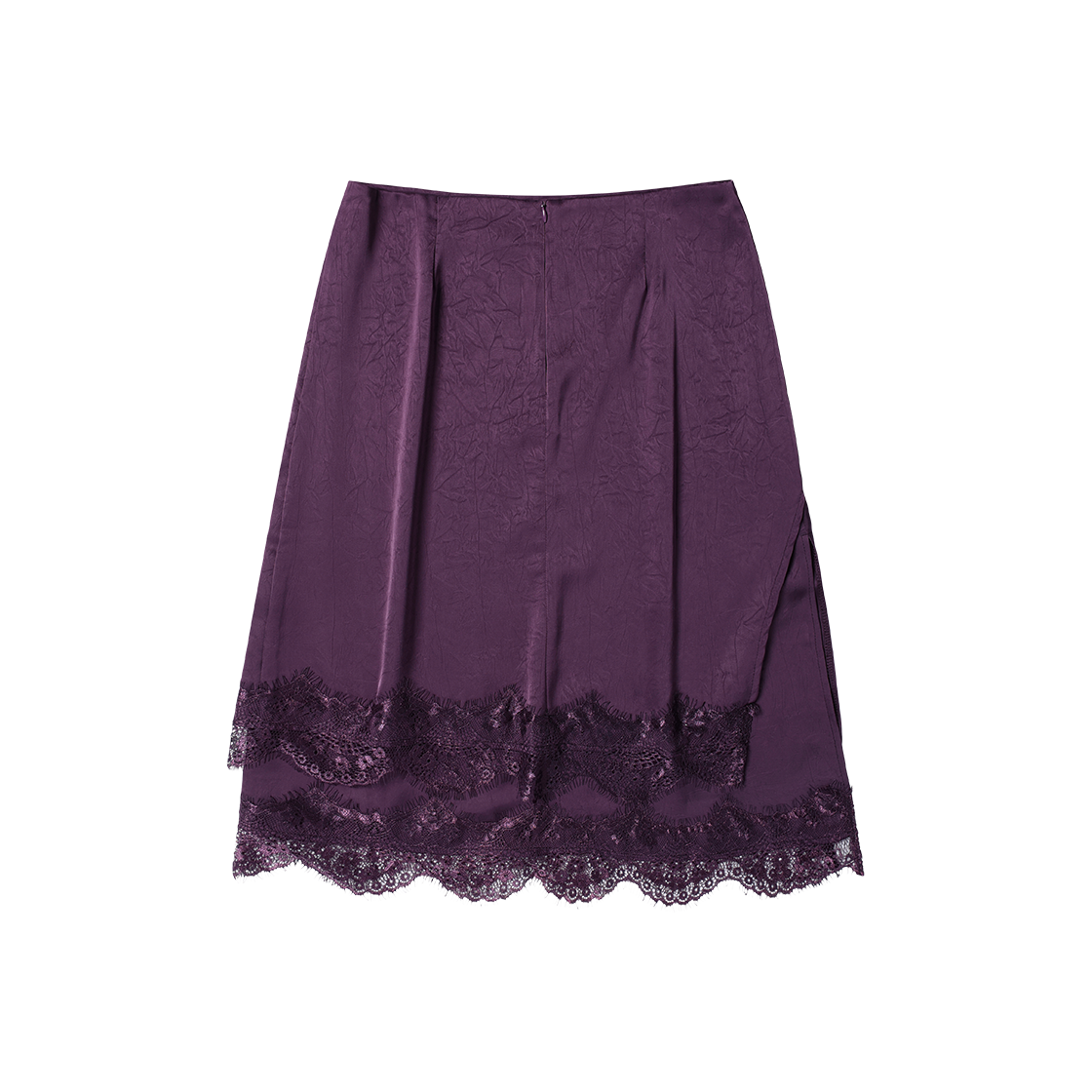 더바이닐하우스 페미닌 슬릿 레이스 스커트(W) 퍼플(Thevinylhouse Feminine Slit Lace Skirt(W) Purple) - 2