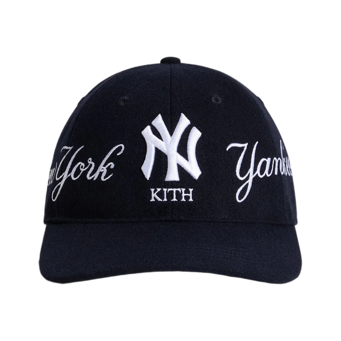키스 & '47 포 뉴욕 양키스 울 K 클린 업 캡 녹터널(Kith & '47 for the New York Yankees Wool K Clean Up Cap Nocturnal)