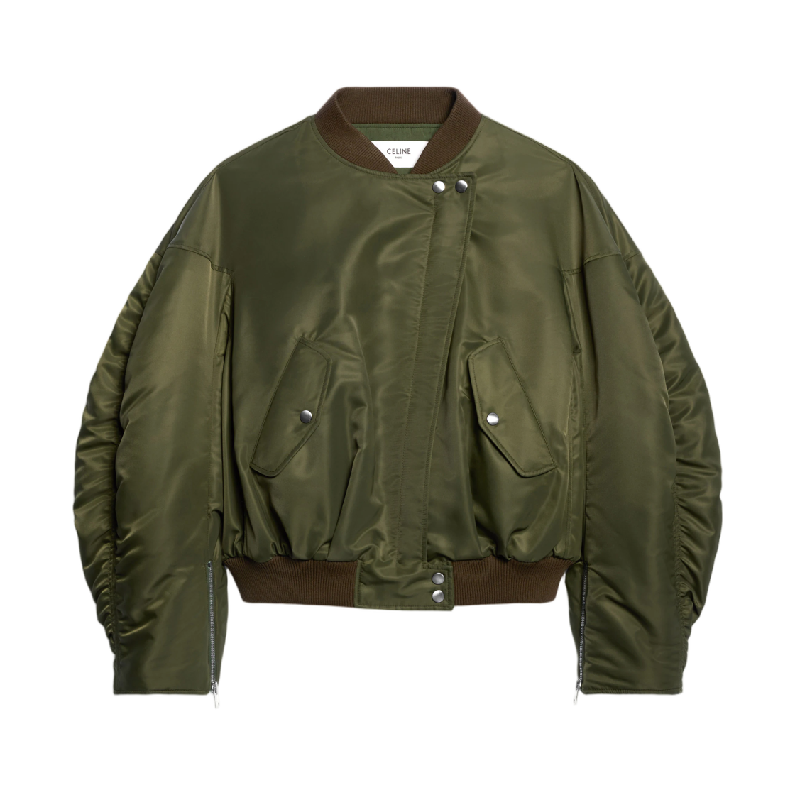 RV19T0P55-02KK Celine Bomber Kaki