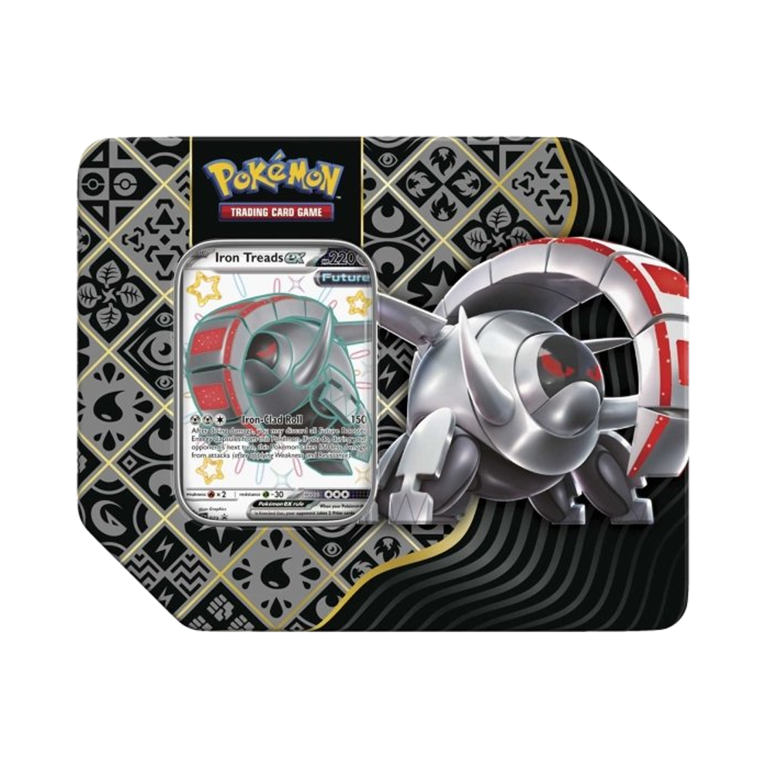 포켓몬 TCG 스칼렛 & 바이올렛 팔데아 페이트 틴 철학선 ex (영문판)(Pokemon TCG Scarlet & Violet-Paldean Fates Tin Shiny Iron Treads ex (English Ver.)) - 1