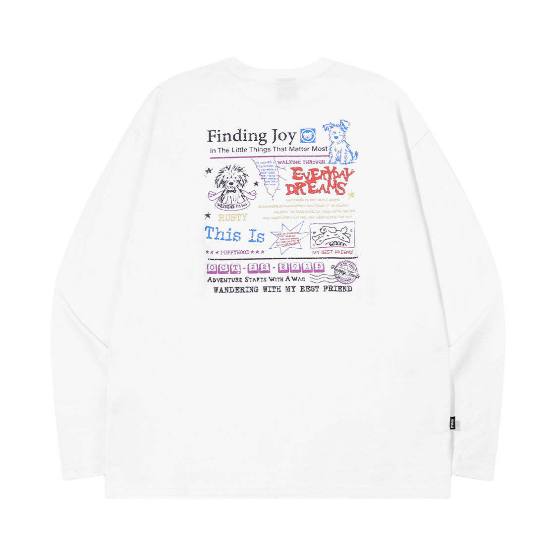 C26FA28 CPGN STUDIO Finding Joy Long Sleeve White