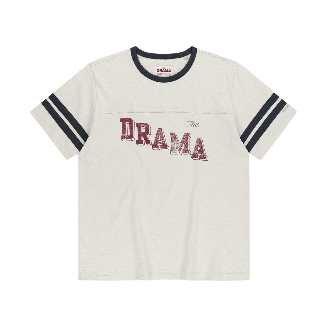 - Sunlove x The Drama Varsity T-Shirt Stone