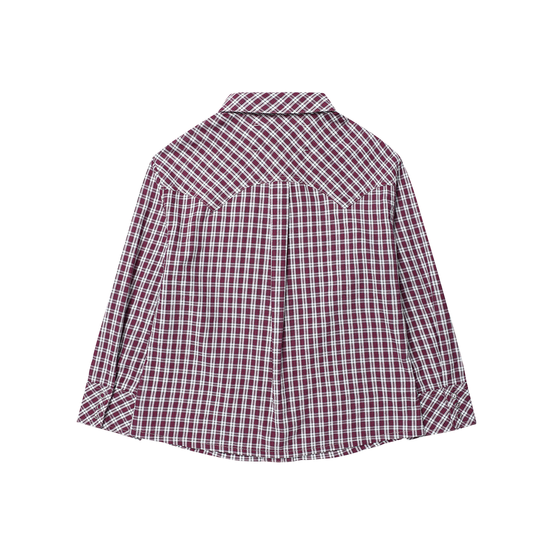 더바이닐하우스 쓰리쿼터 슬리브 셔츠(W) 레드(Thevinylhouse Three-Quarter Sleeve Shirts (W) Red) - 2
