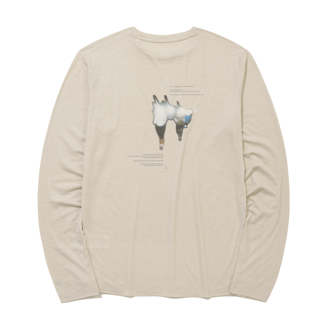 N6321SRL81BEI SIERRA DESIGNS SIERRA Wool ILLUSION Long Sleeve Light Beige