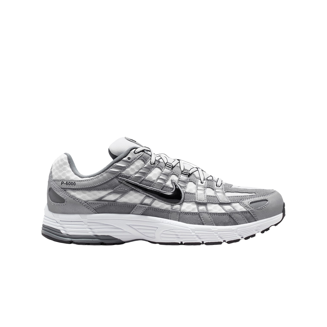 IR2004-100 Nike P-6000 White Metallic Cool Grey