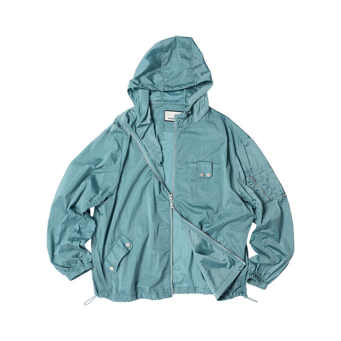 더바이닐하우스 립스탑 시어 윈드브레이커 블루(Thevinylhouse Ribstop Sheer Windbreaker Blue) - 2