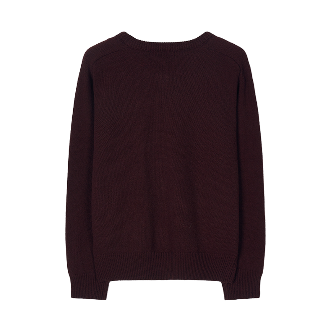 플로즈룸 파인 울 브이넥 니트 와인(Flawsroom Fine Wool V Neck Knit WINE) - 2
