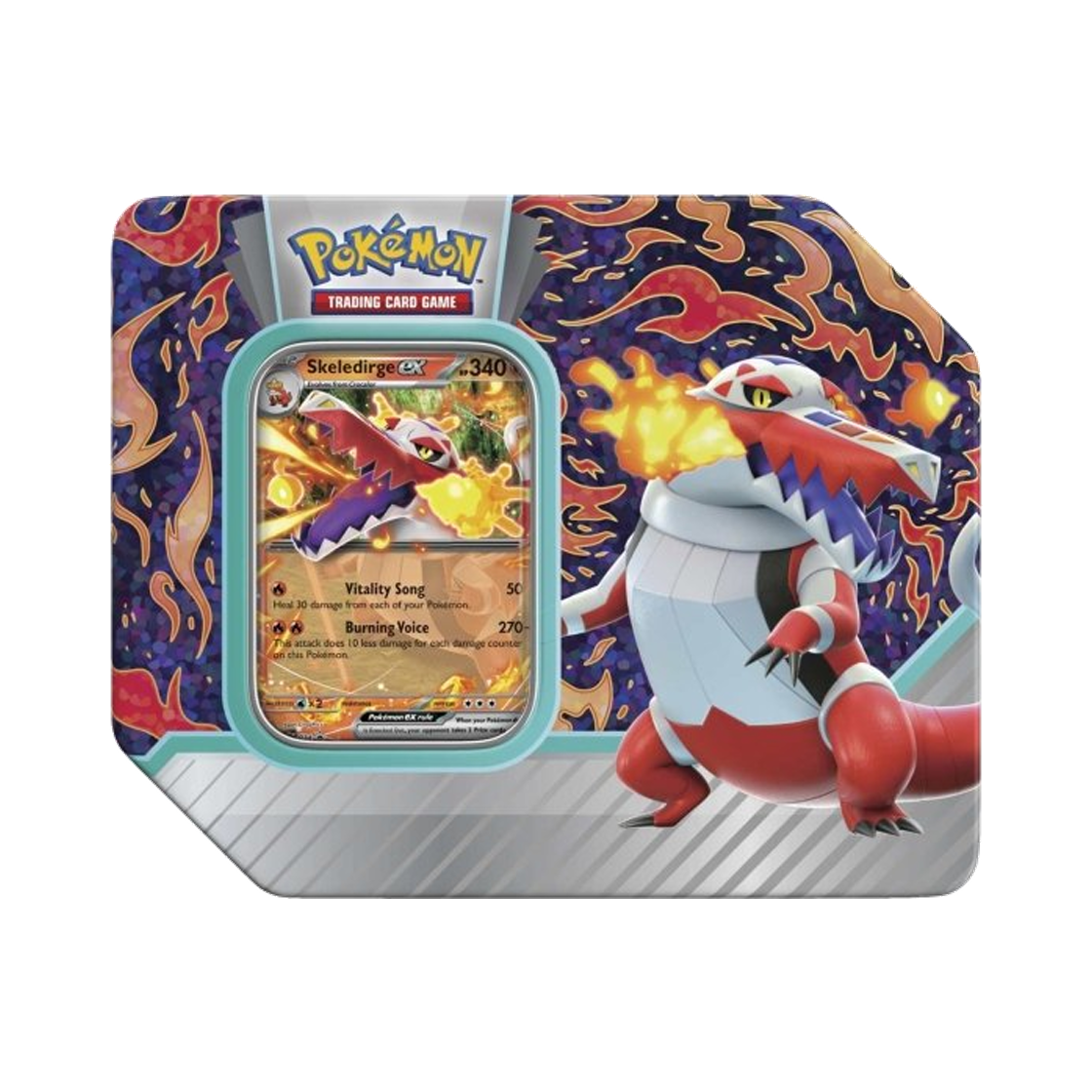 포켓몬 TCG 팔데아 파트너즈 틴 라우드본 ex (영문판)(Pokemon TCG Paldea Partners Tin Skeledirge ex (English Ver.)) - 1