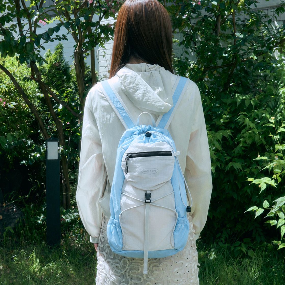 위드썸 메이드 더블 스쿱 포켓 백팩 (6color)(withsome made Double Scoop Pocket Backpack (6color)) - 3