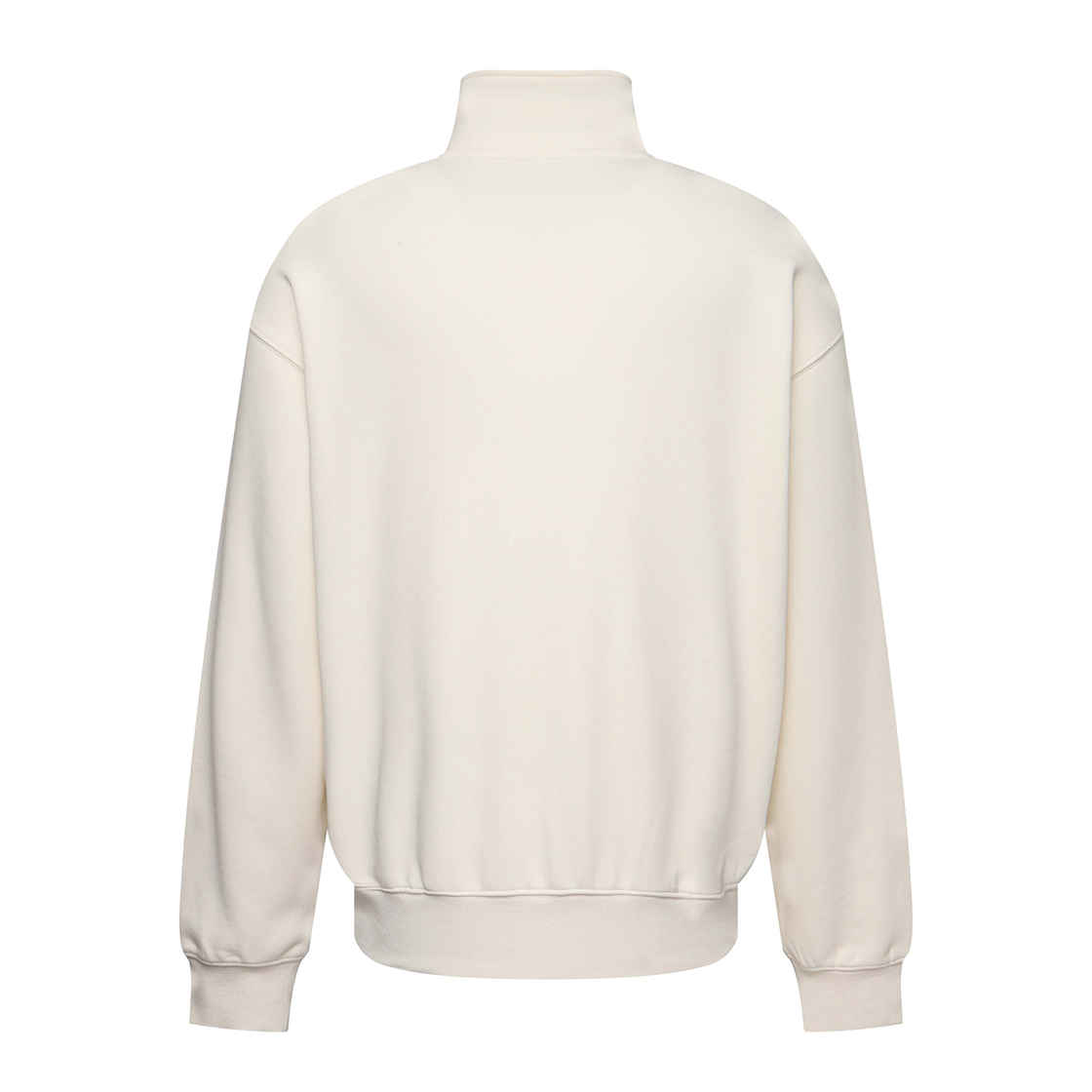 유에프씨 스포츠 UFC 파이터 오버핏 하프 집업 맨투맨 멜란지 화이트(UFC SPORT Fighter Oversized Fit Half Zip-Up Sweatshirt Melange White) - 3