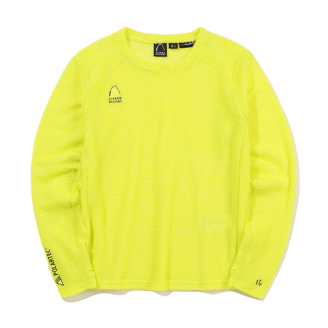 N6322SFS71LME SIERRA DESIGNS W MOSS Polartec Alpha 90 Long Sleeve Lime