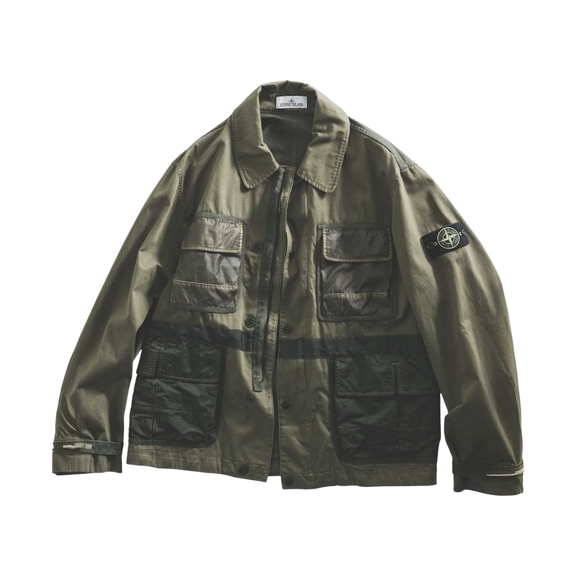 - Stone Island x Beams Jacket Olive - 26FW