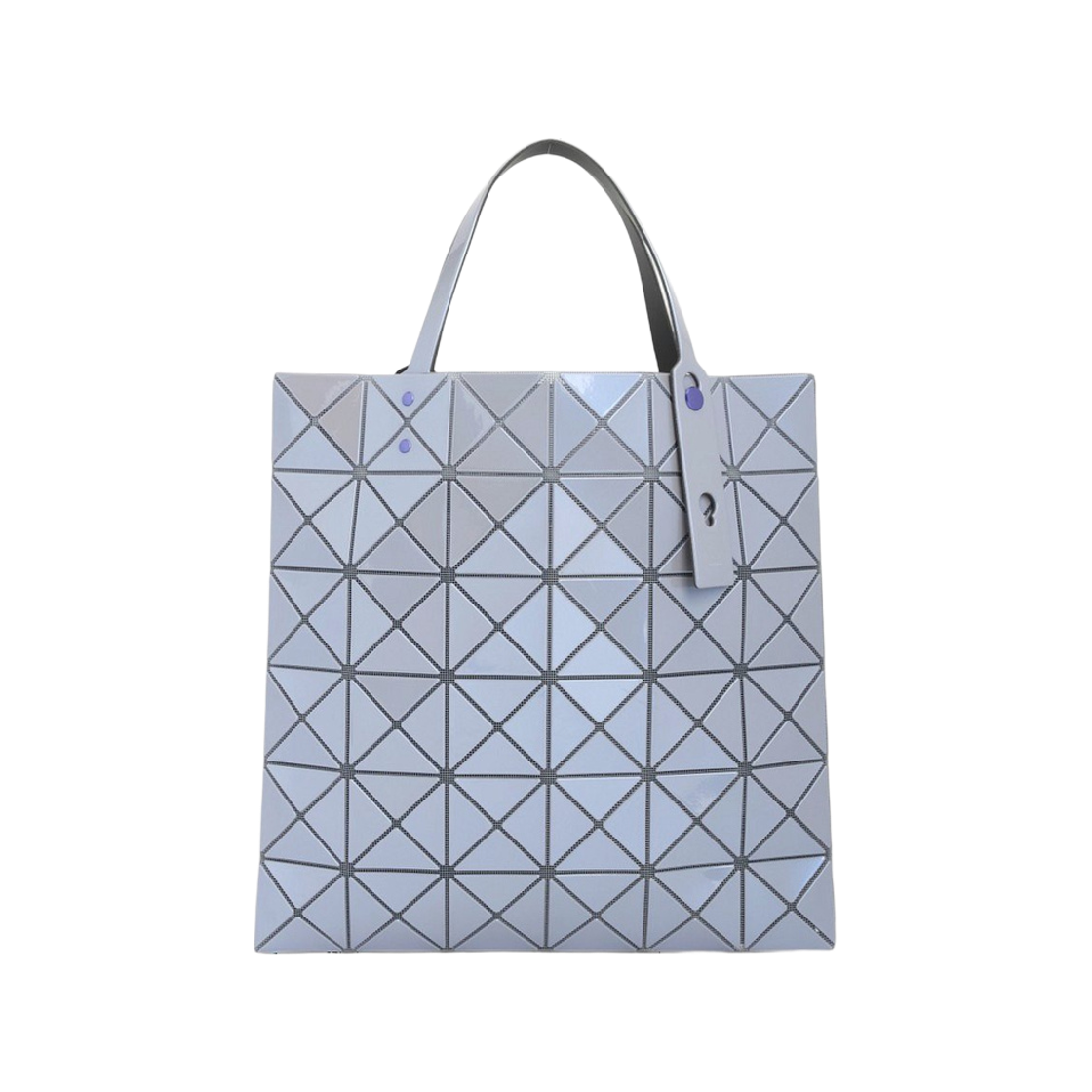 AG623-10 Bao Bao Issey Miyake Lucent Metallic Tote Bag Light Blue