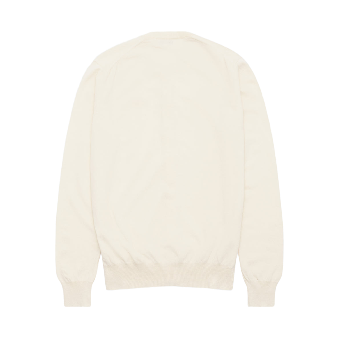 플레이 꼼데가르송 스몰 핑크 하트 라운드넥 가디건 내츄럴(Play Comme des Garcons Small Pink Heart Round Neck Cardigan Natural) - 2