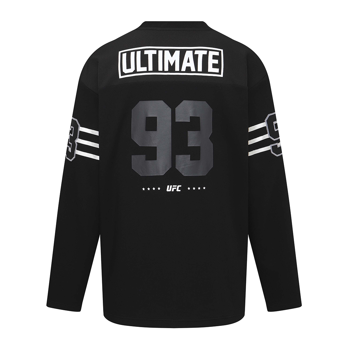 유에프씨 스포츠 UFC 얼티밋 93 오버핏 풋볼 저지 블랙(UFC SPORT Ultimate 93 Oversized Fit Football Jersey Black) - 3