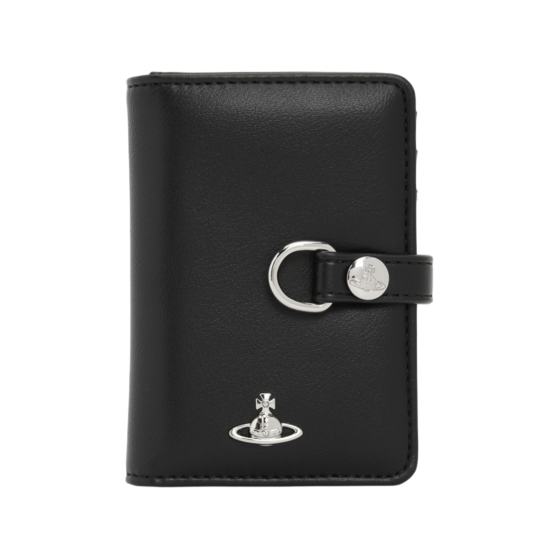 54020014U-S0026-N401 Vivienne Westwood Vertical Flap Card Holder Black