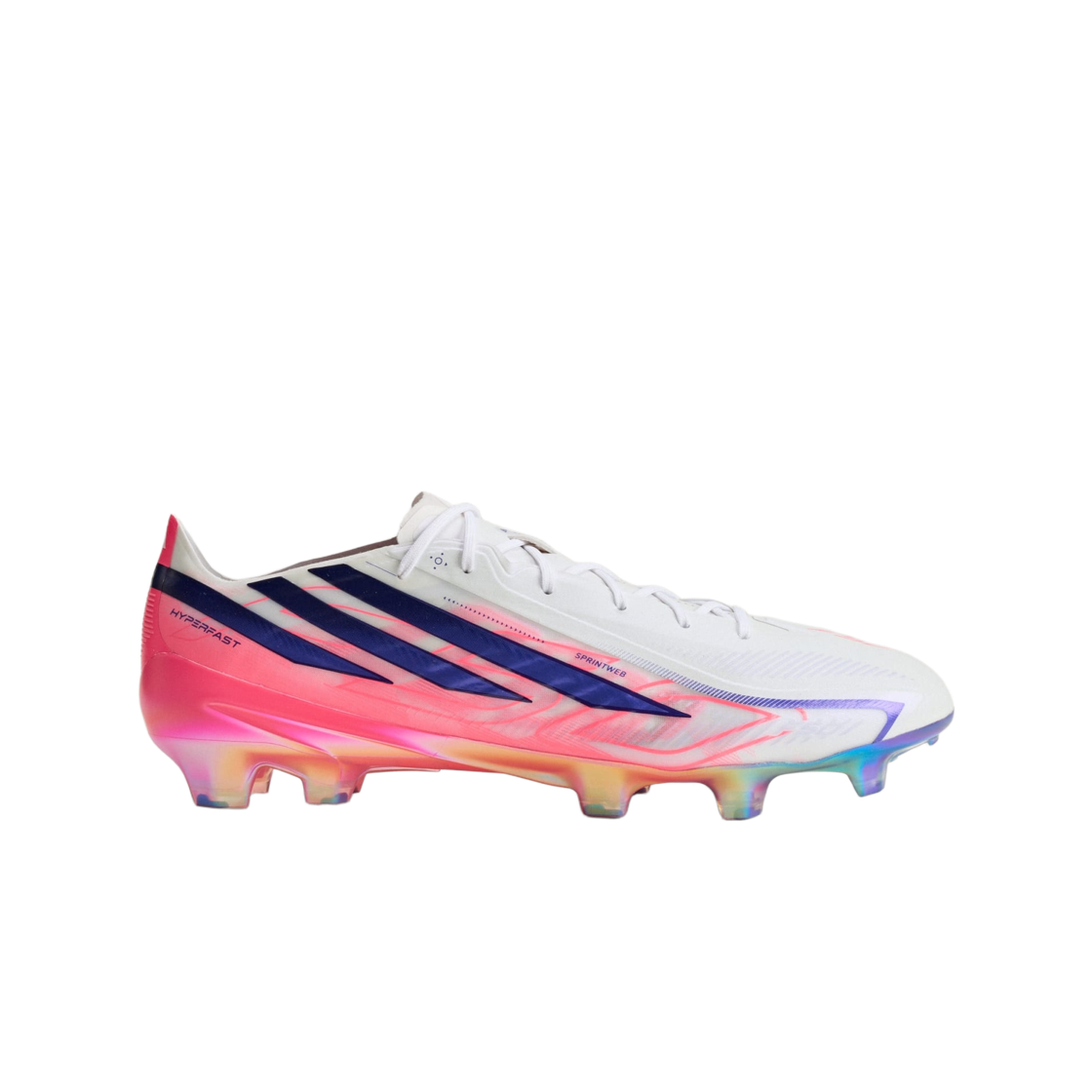 KJ3432 Adidas F50 Hyperfast Elite FG Cloud White Solar Purple