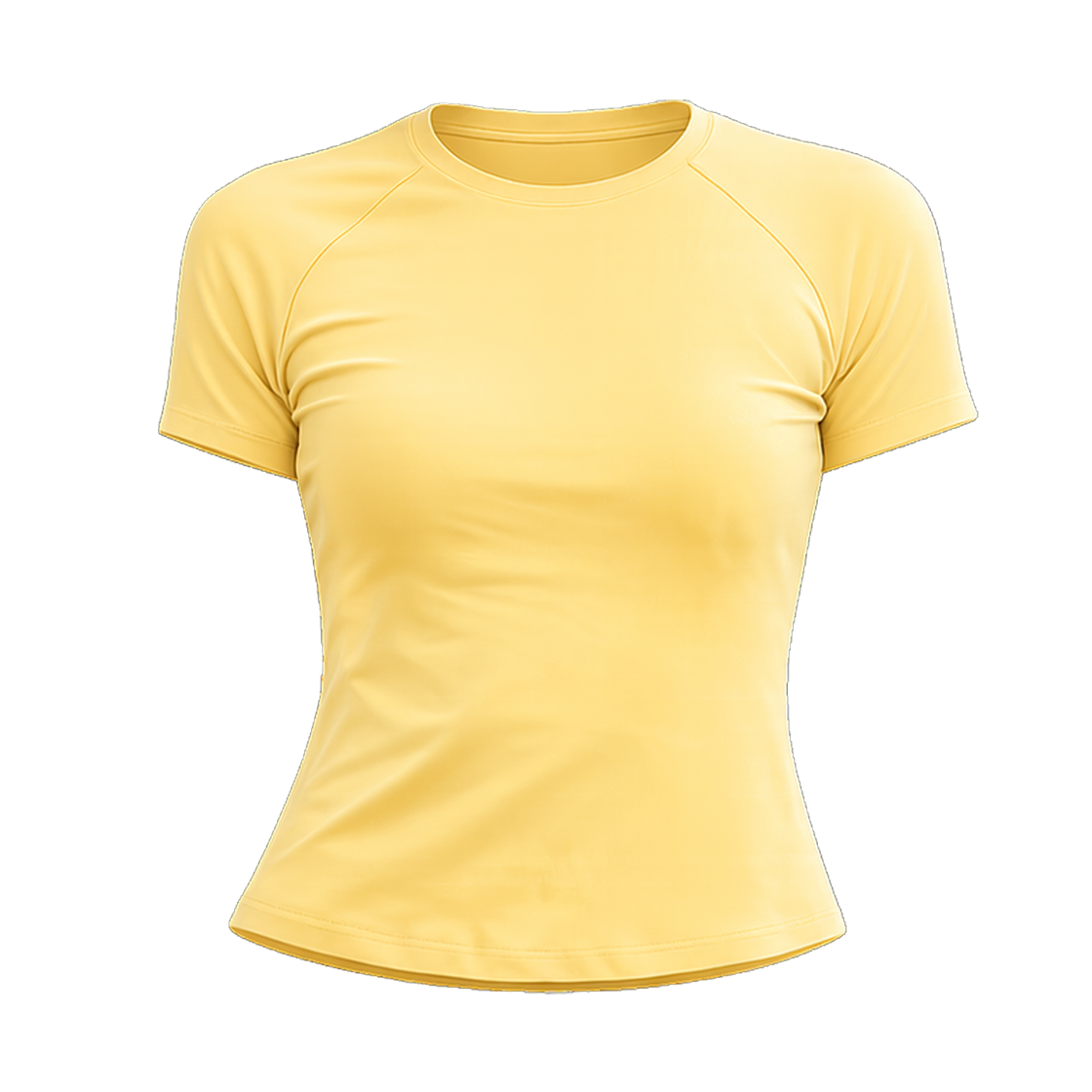녹족 요가복 하모니 슬림핏 반팔티 옐로우(Nokjok Yogaware Harmony Slim Fit Short Sleeve T-Shirt Yellow)