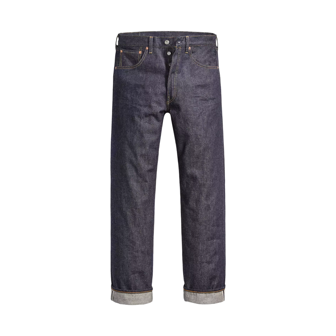 501550055 Levi's 1955 501 Original Fit Selvedge Jeans Rigid Dark Wash