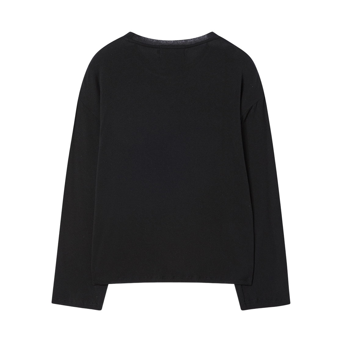 엔 아카이브 소프트 울 롱 슬리브 블랙(N ARCHIVE Soft Wool Long Sleeve Black) - 2