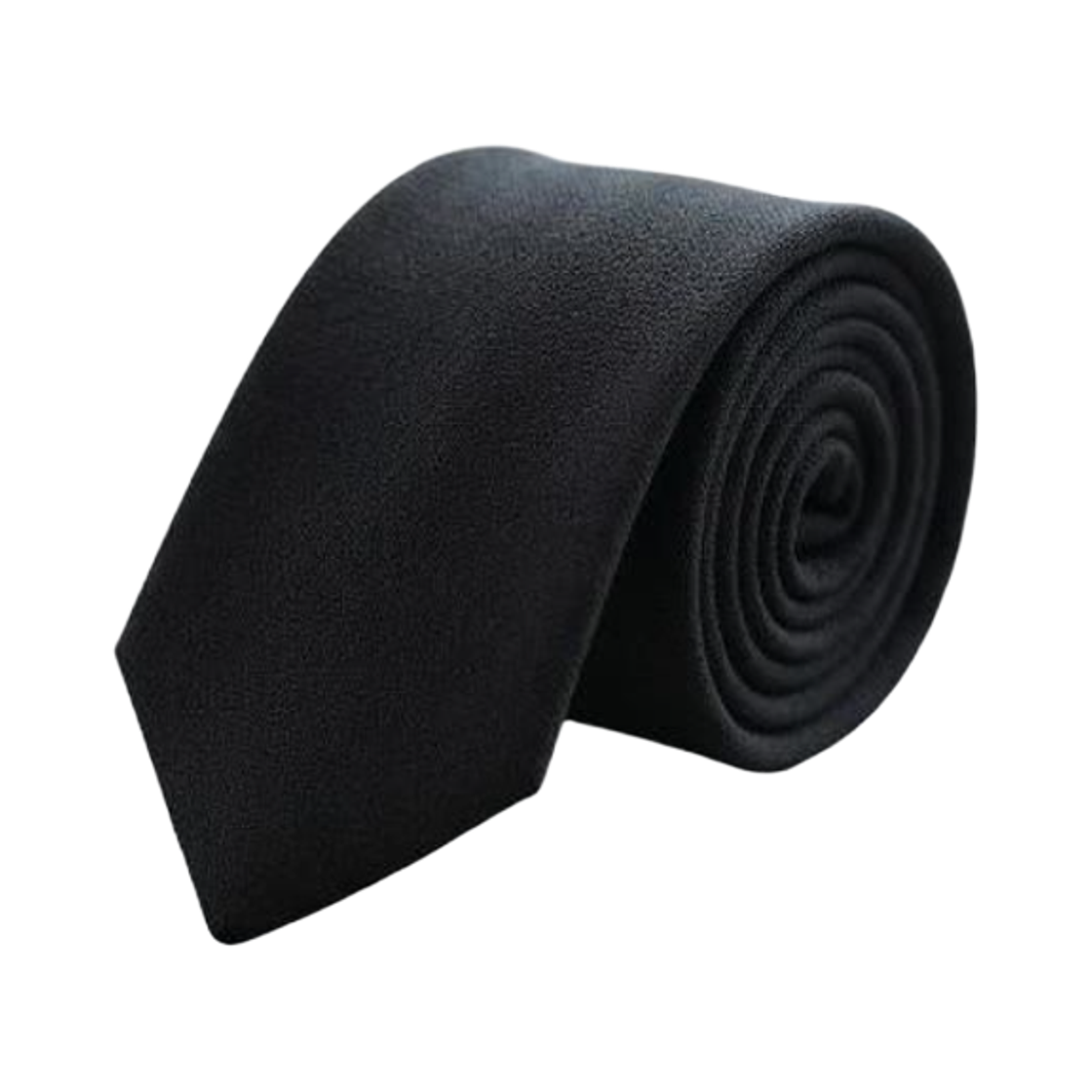 MNL001A-00626-001 Thom Browne Super 120S Twill Necktie Black