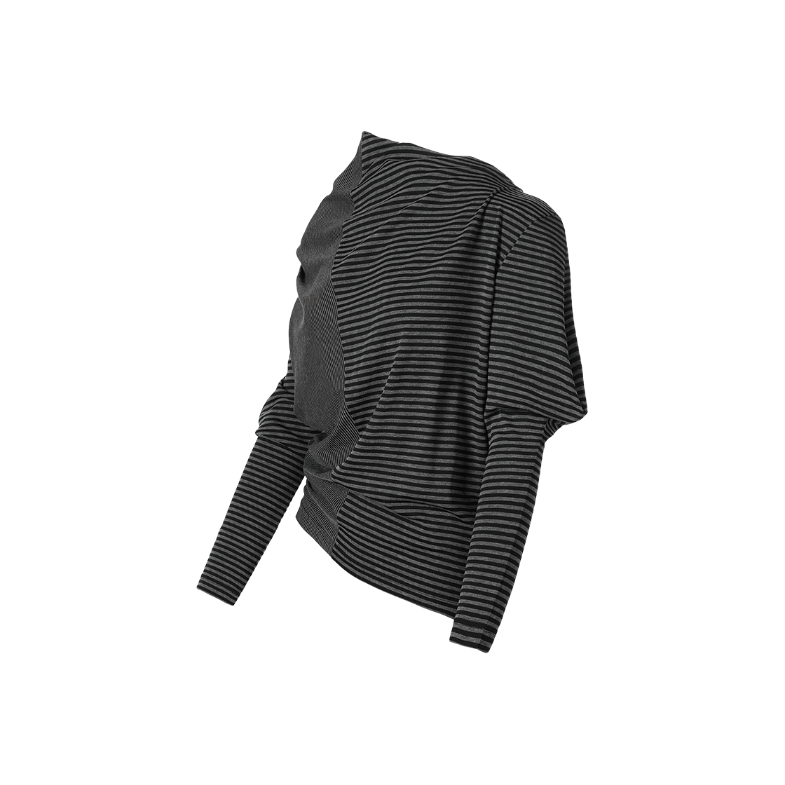 더바이닐하우스 트위스티드 드레이프 탑(W) 블랙(Thevinylhouse Twisted Drape Top(W) Black) - 2