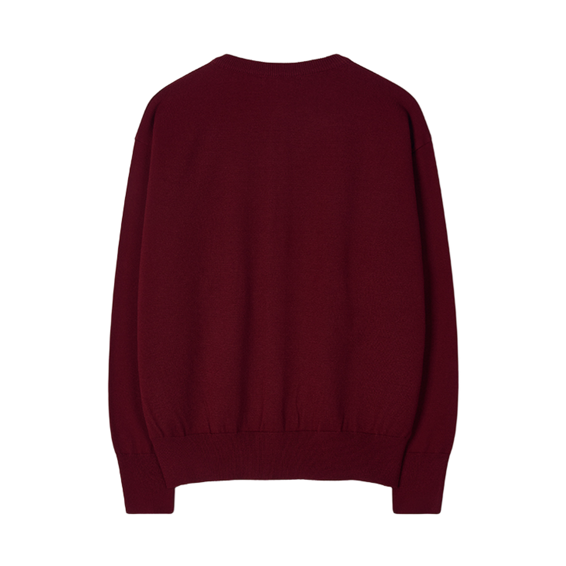 플로즈룸 라운드넥 소프트 가디건 버건디(Flawsroom Round Neck Soft Cardigan Burgundy) - 2