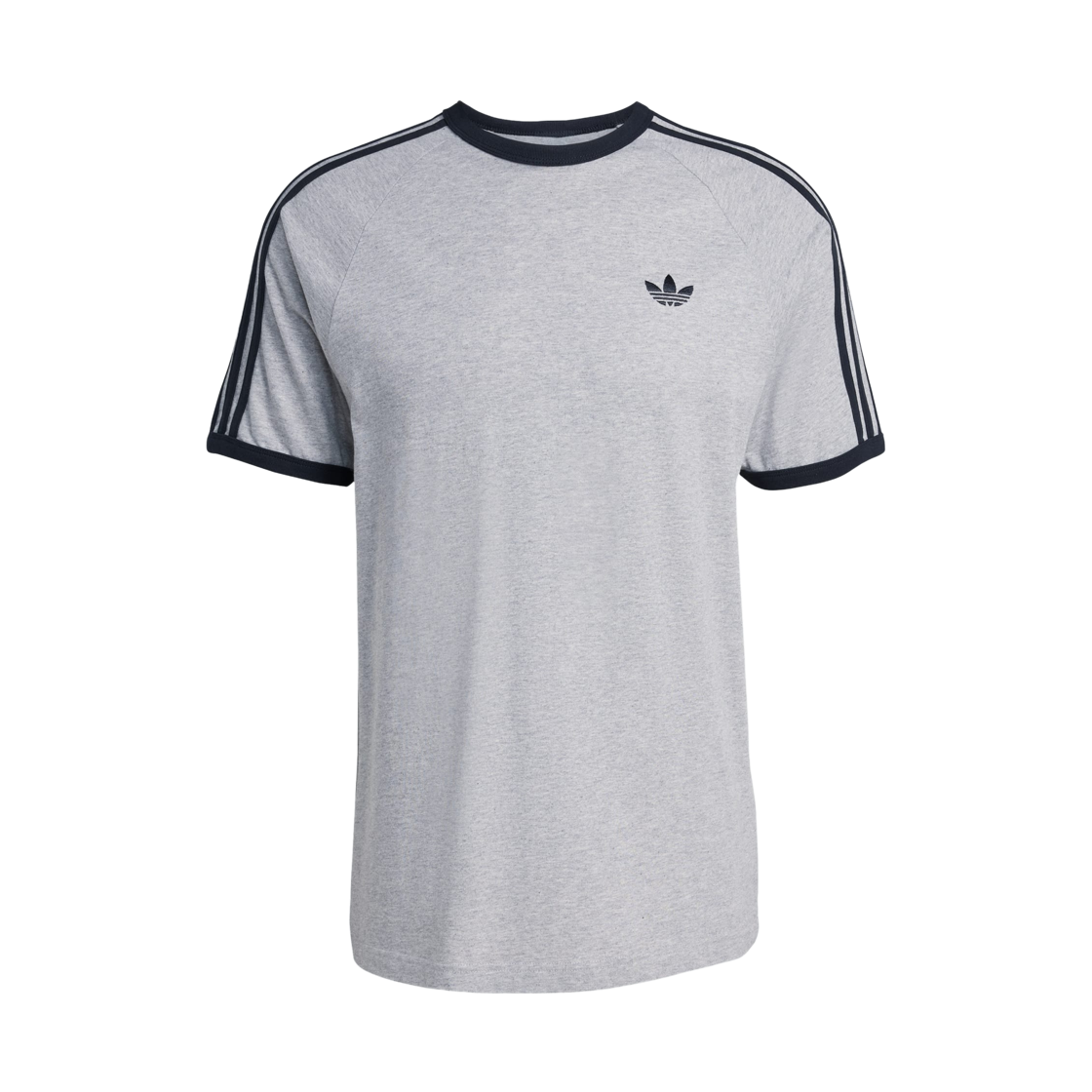 KE3532 Adidas Originals 3-Stripes T-Shirt Medium Grey Heather - KR Sizing
