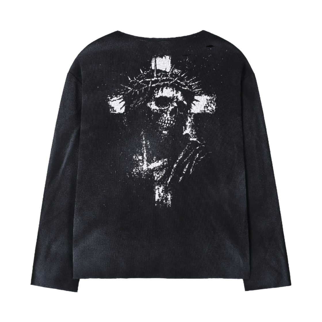 톤얼타이드 메시아 와플 롱슬리브 블랙(Tornortied Messiah Waffle Long Sleeve Black) - 2