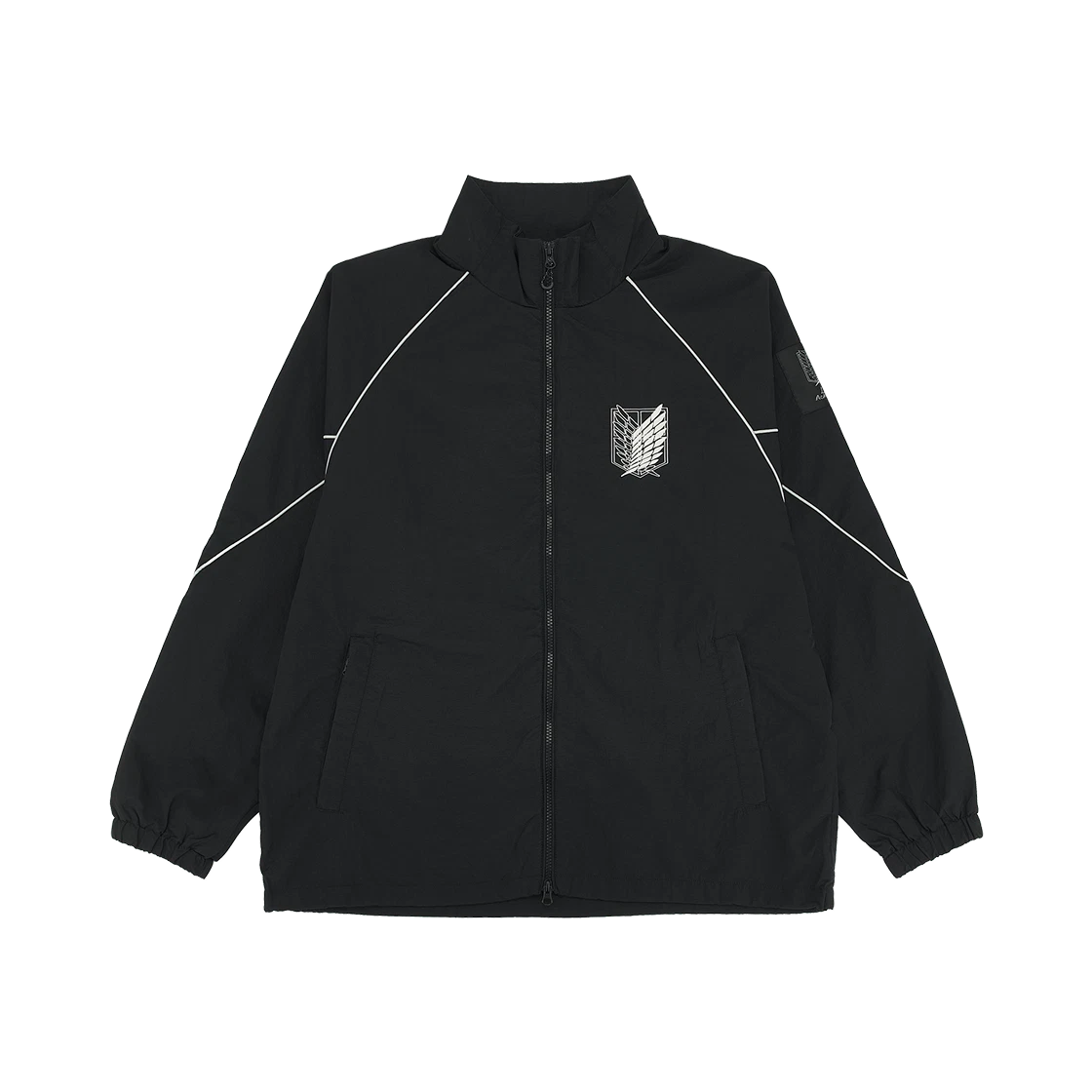 Spao Spao x Attack on Titan Windbreaker Black · M