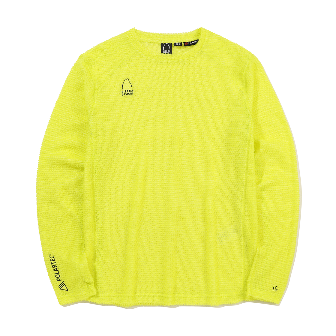 N6321SFS71LME SIERRA DESIGNS MOSS Polartec Alpha 90 Long Sleeve Lime