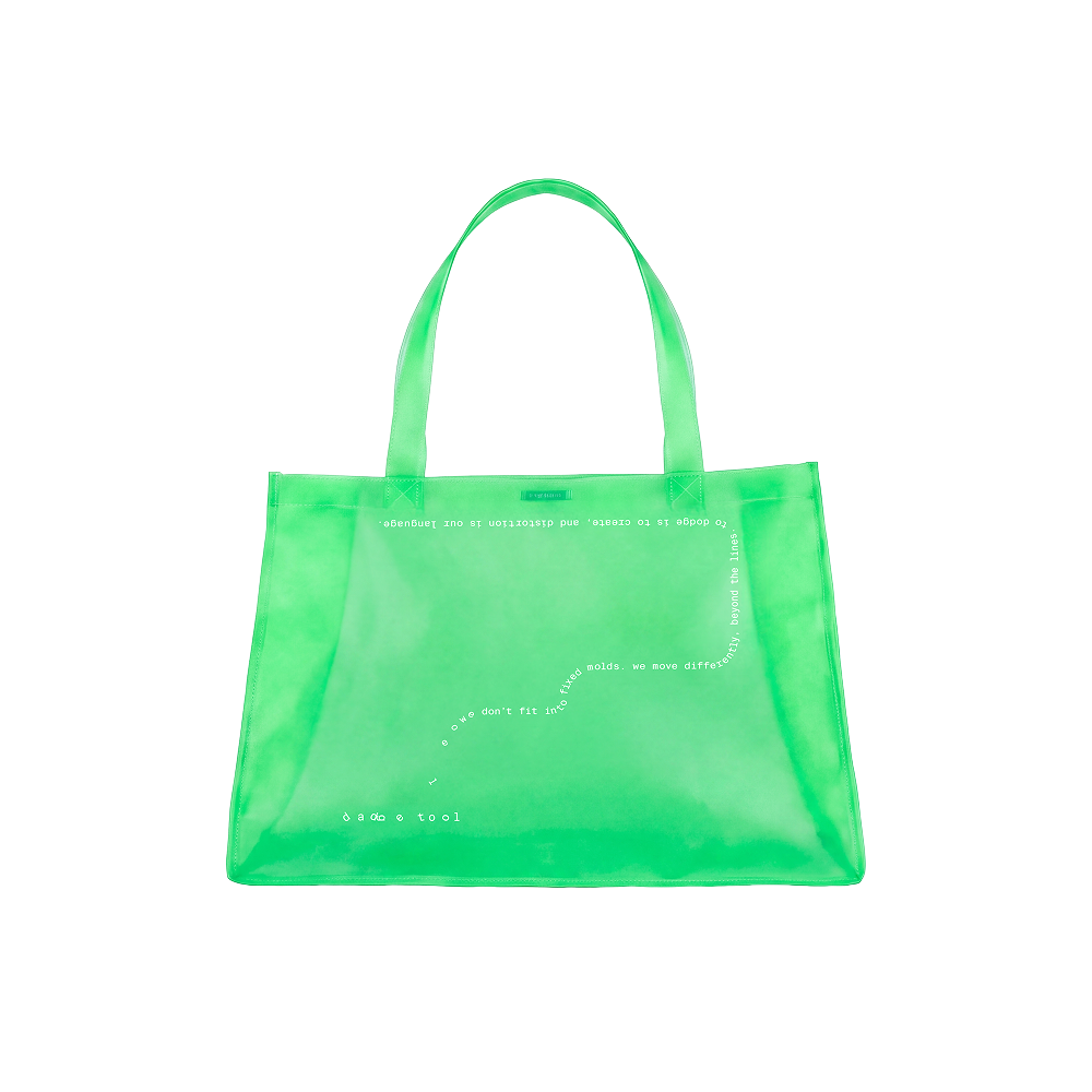 닷지툴 엑스레이 젤리 쇼퍼 백 그린(dadgetool X-ray Jelly Shopper Bag Green) - 4