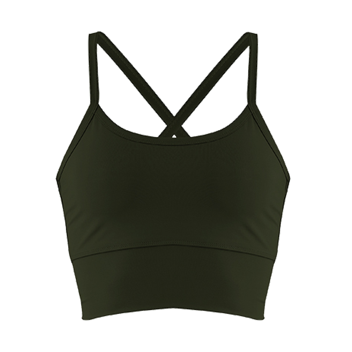 녹족 요가복 튤리 브라탑 딥카키(Nokjok Yogawear Tully bratop Deepkhaki) - 1