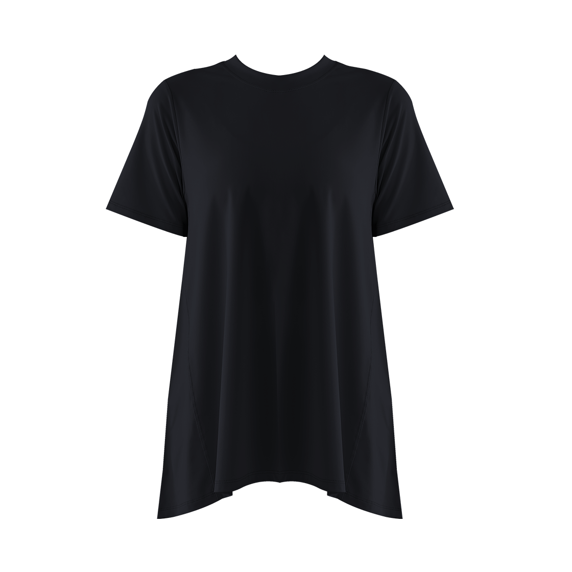 녹족 요가복 프릴리 루즈핏 반팔티셔츠 블랙(Yogaware Prilly Loose-Fit Short-Sleeve T-Shirt Black)