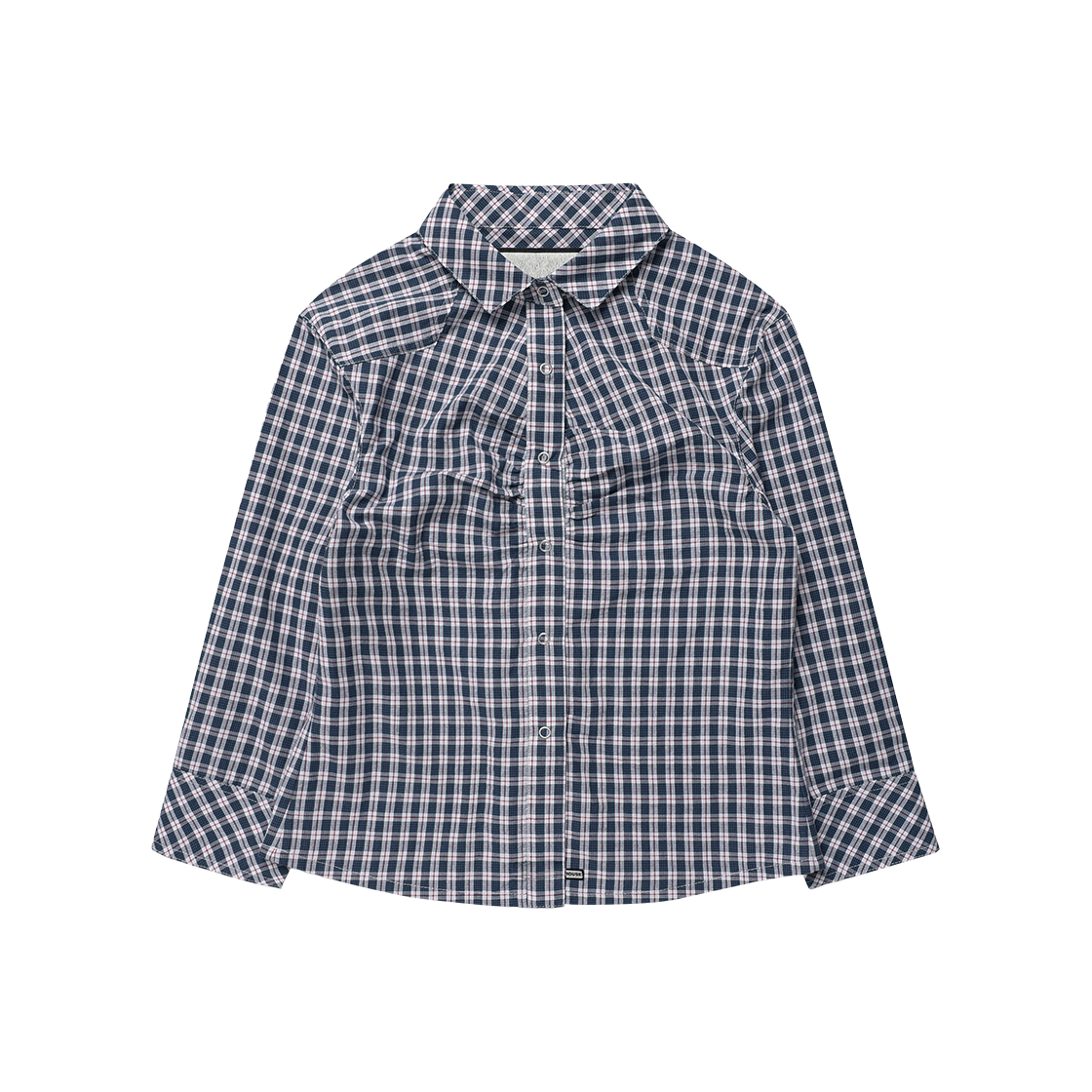 VH2GSFW330ABL Thevinylhouse Three-Quarter Sleeve Shirts (W) Blue
