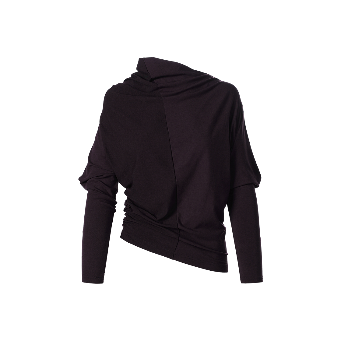 VH2GFFT563APP Thevinylhouse Twisted Drape Top(W) Purple