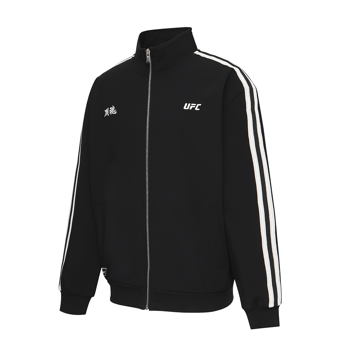 [KREAM 단독] 유에프씨 스포츠 투혼 릴렉스핏 트랙 자켓 블랙 U4TTX3308BK([KREAM 단독] UFC SPORT Fighting Spirit Relaxed Fit Track Jacket Black) - 2