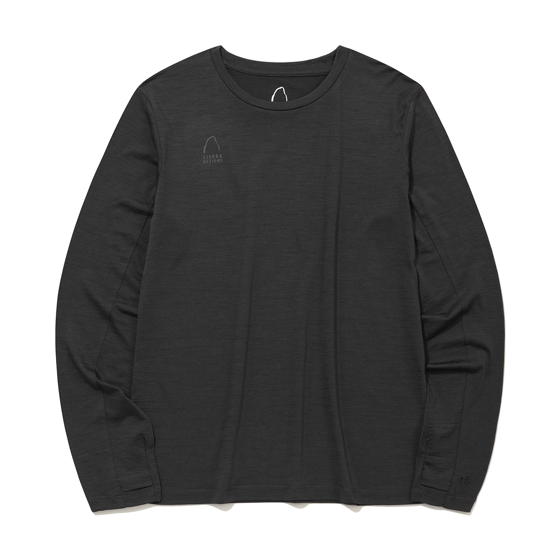시에라디자인 우먼 시에라 울 일루전 롱슬리브 차콜(SIERRA DESIGNS W SIERRA Wool ILLUSION Long Sleeve Charcoal) - 2