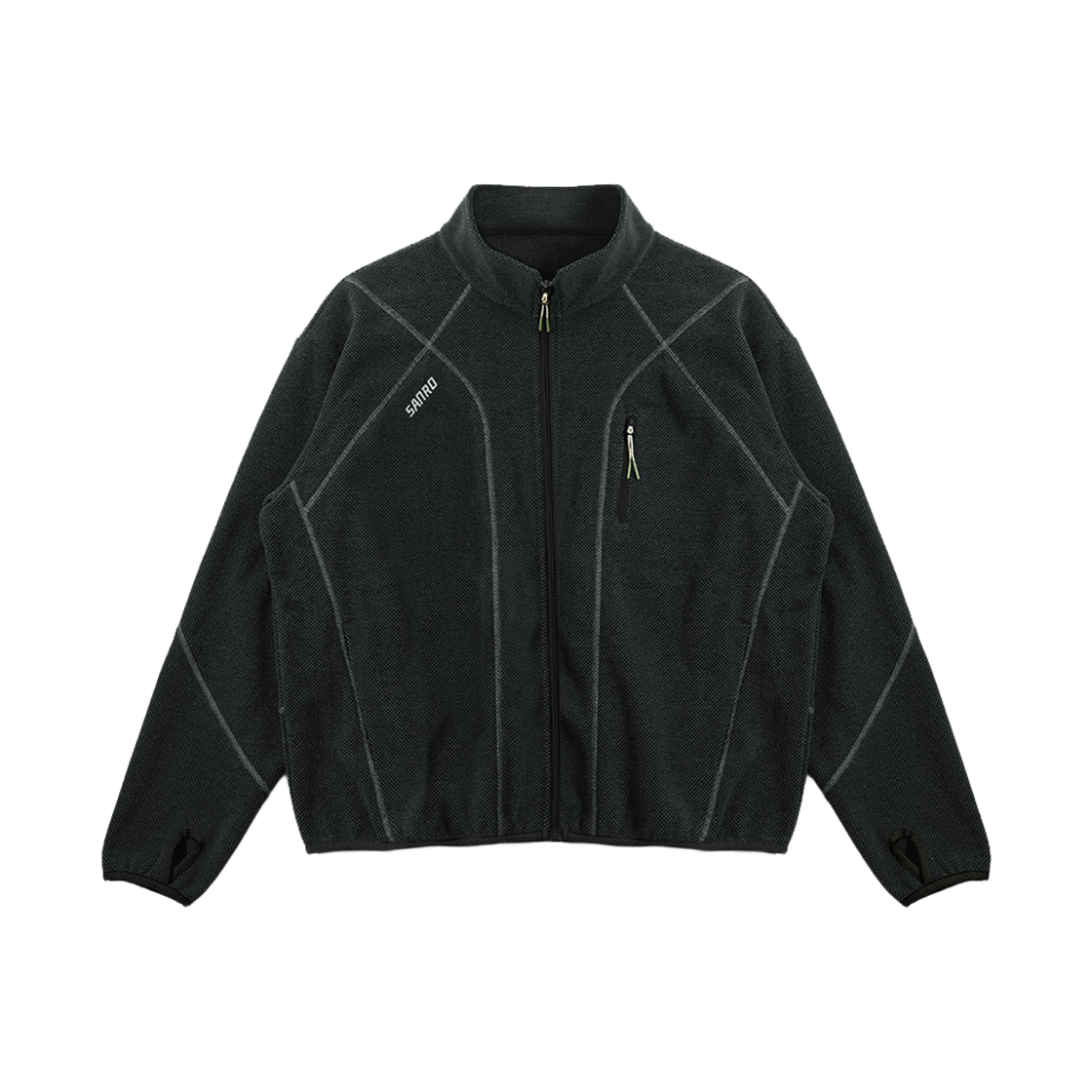 26WJ02 SANRO Fleece Jacket Black