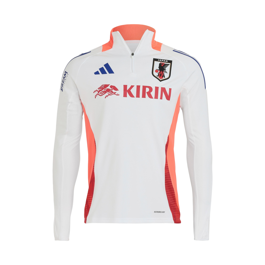 JJ6303 Adidas Japan National Football Team Tiro 24 Competition Training Top White - KR Sizing (Non Marking Ver.)