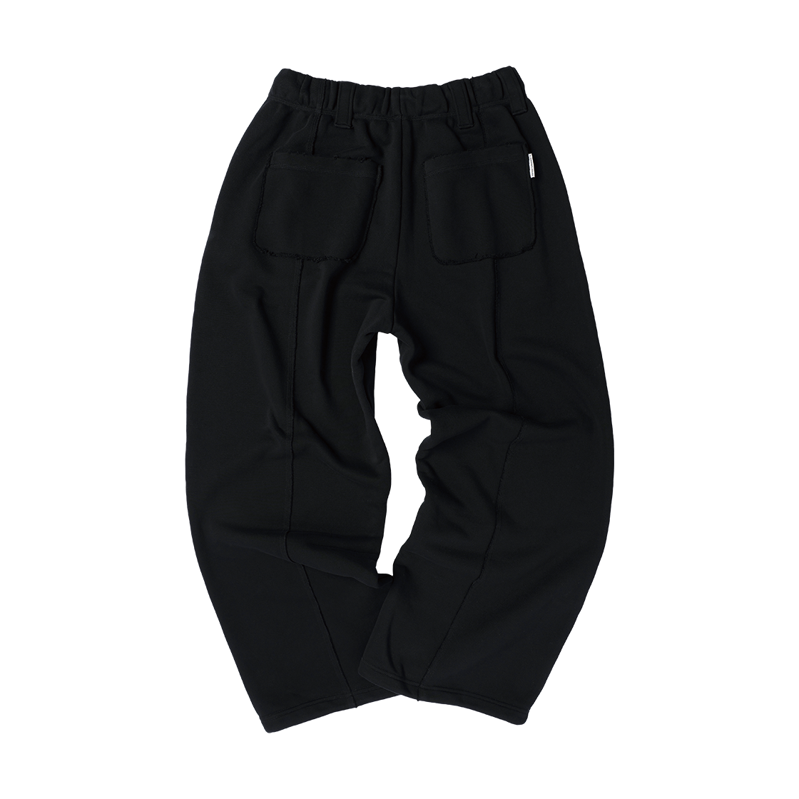 더바이닐하우스 벨티드 디테일 스웨트 팬츠 블랙(Thevinylhouse Belted Detail Sweat Pants Black) - 2
