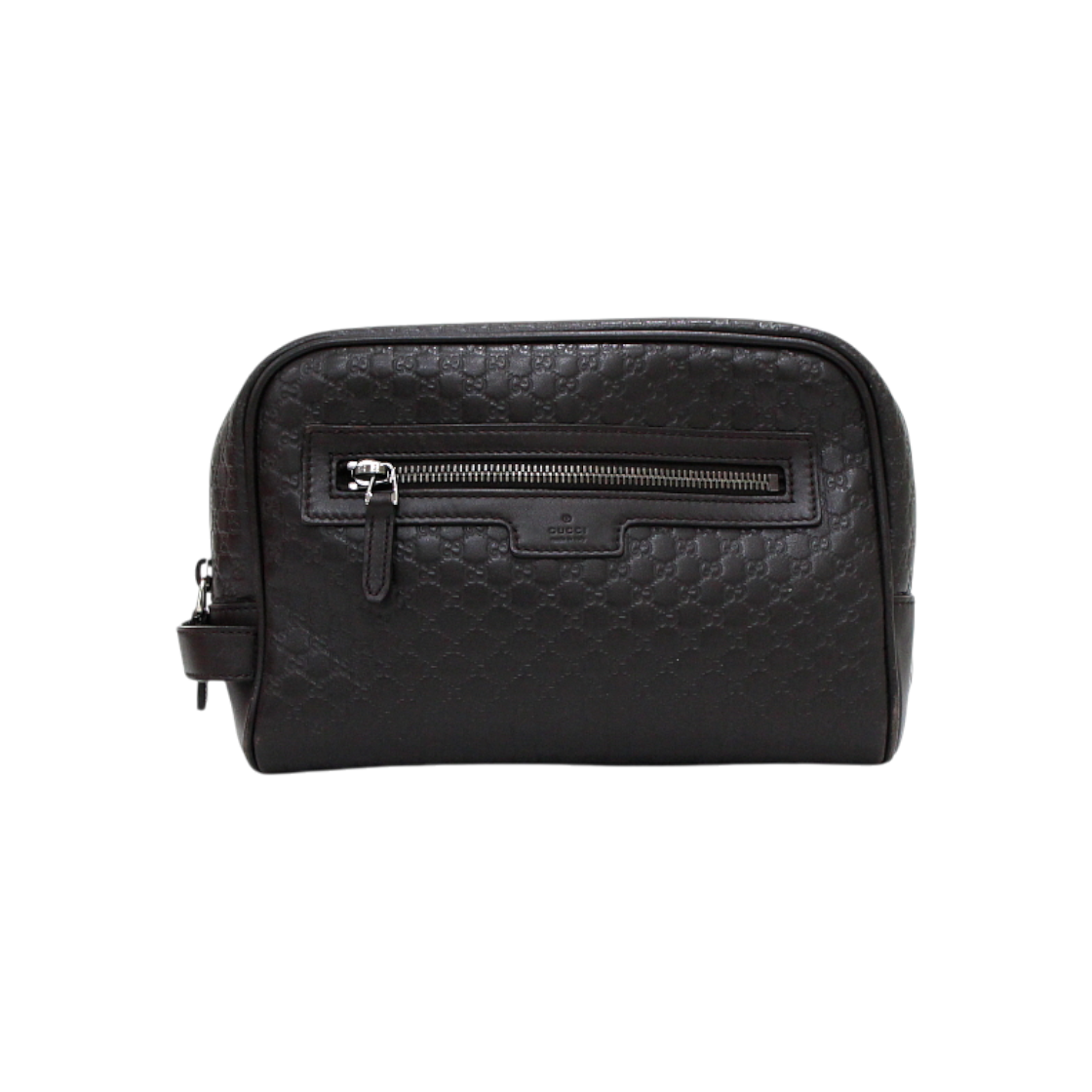 ITOGB47JFJOW Gucci Brown Micro Guccy Handle Men Clutch Bag