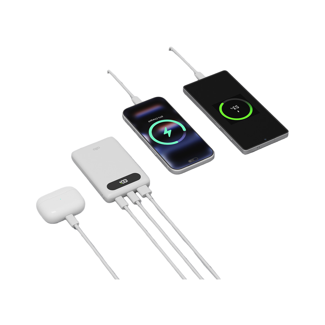 알로코리아 고속충전 반고체 보조배터리 10000mAh 1000S(AlloKorea SEMI-SOLID MINI QUICK CHARGE PORTABLE CHARGER) - 3