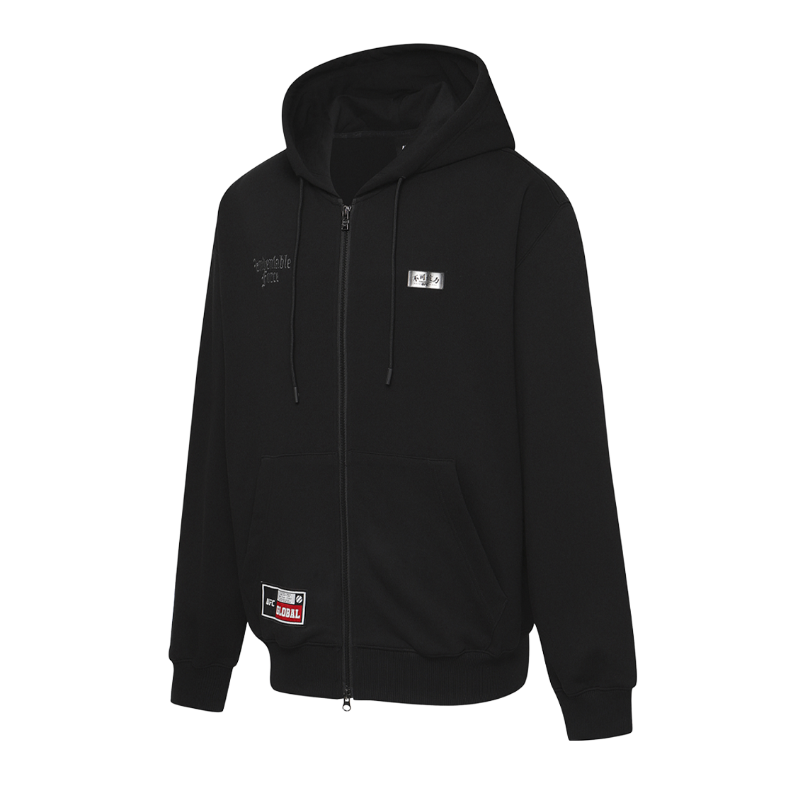 유에프씨 스포츠 UFC 불가항력Ⅱ 오버핏 후드 집업 블랙(UFC SPORT Undeniable ForceⅡ Oversized Fit Hoodie Zip-Up Black) - 2