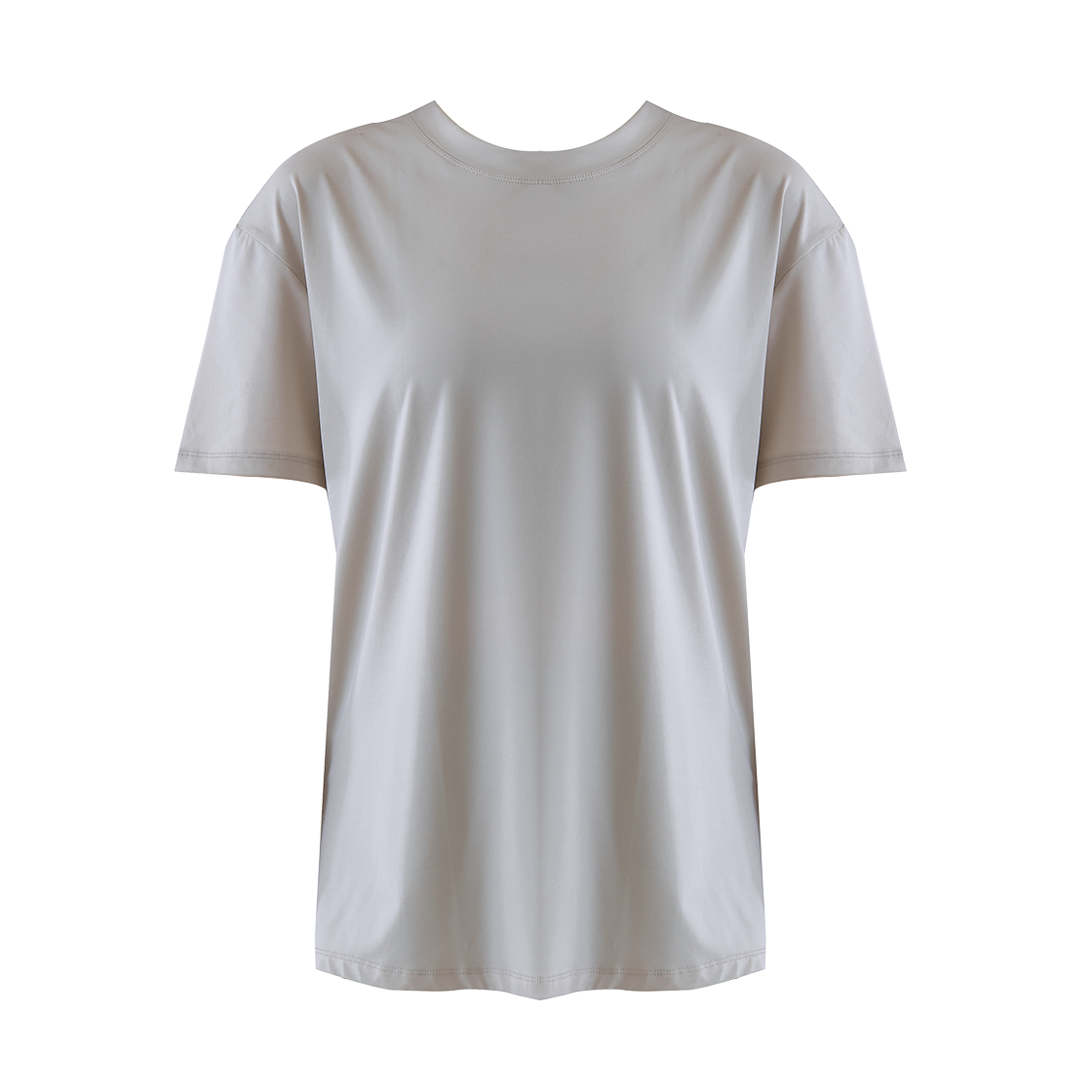 109156 Yogaware Ivy Loose-Fit Short-Sleeve T-Shirt Ivory