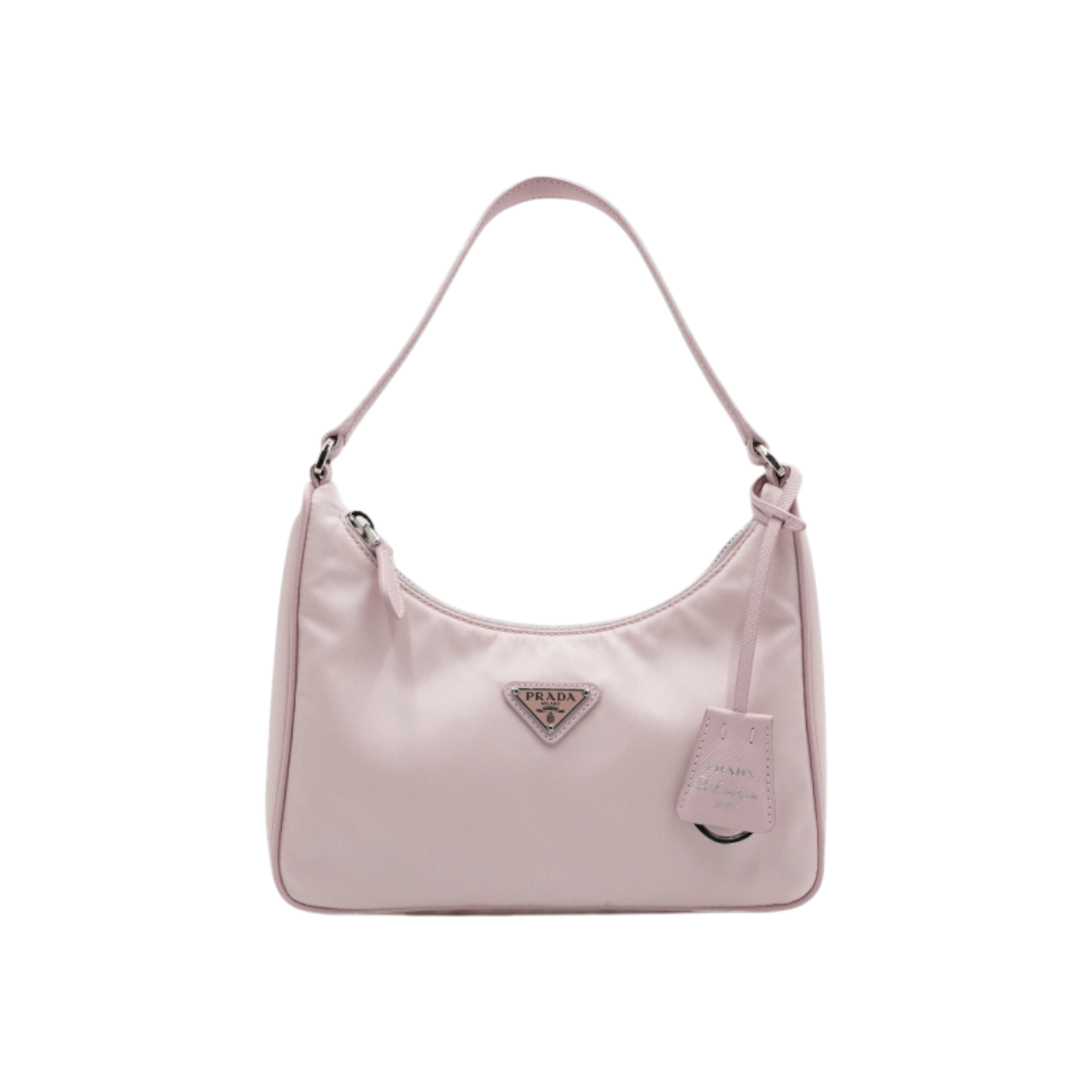 IT3CH7NJ2DK7 Prada Pink Tessuto Re-Edition ReNylon Hobo Bag