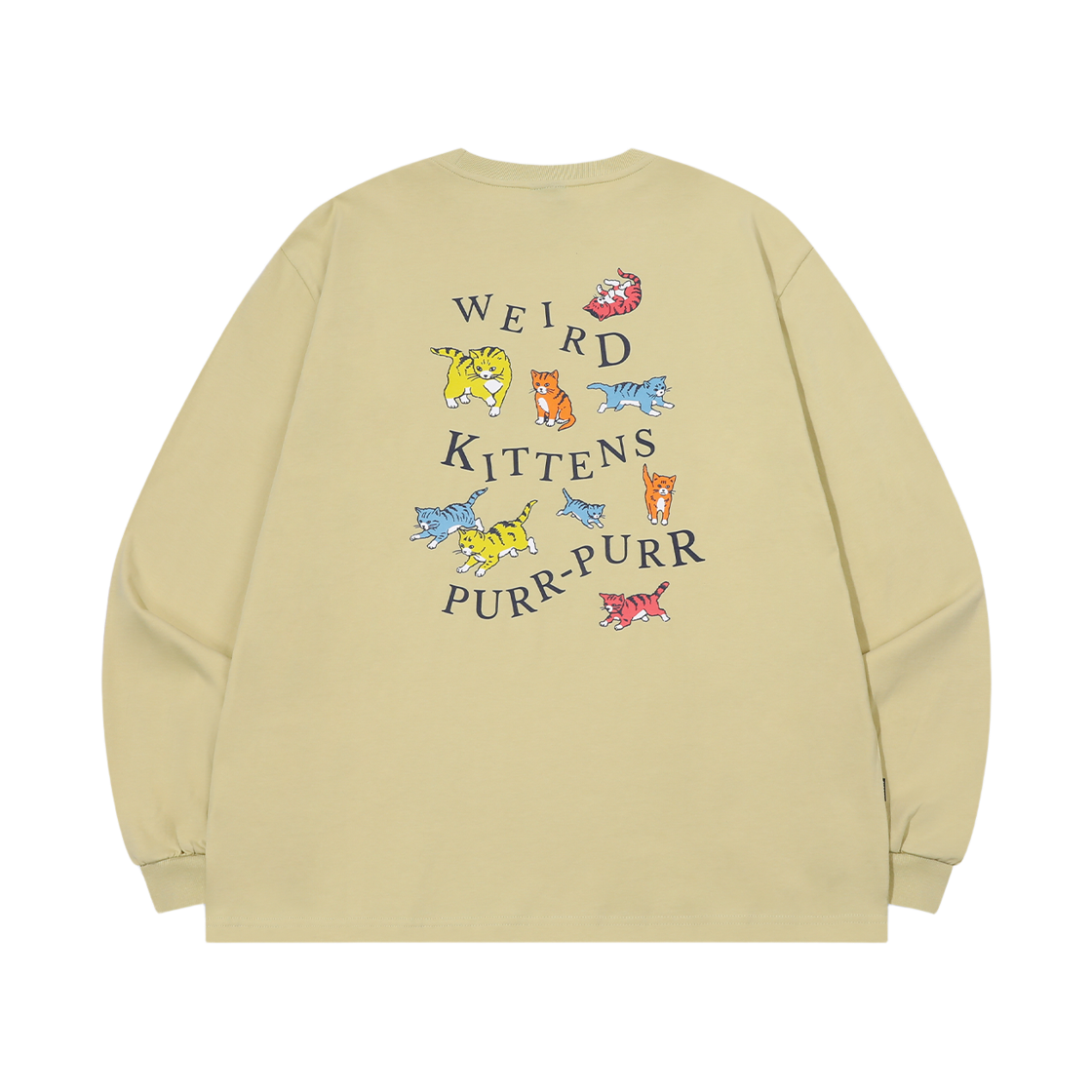 꼼파뇨 위어드 키튼 롱슬리브 올리브(CPGN STUDIO Weird Kitten Long Sleeve Olive)