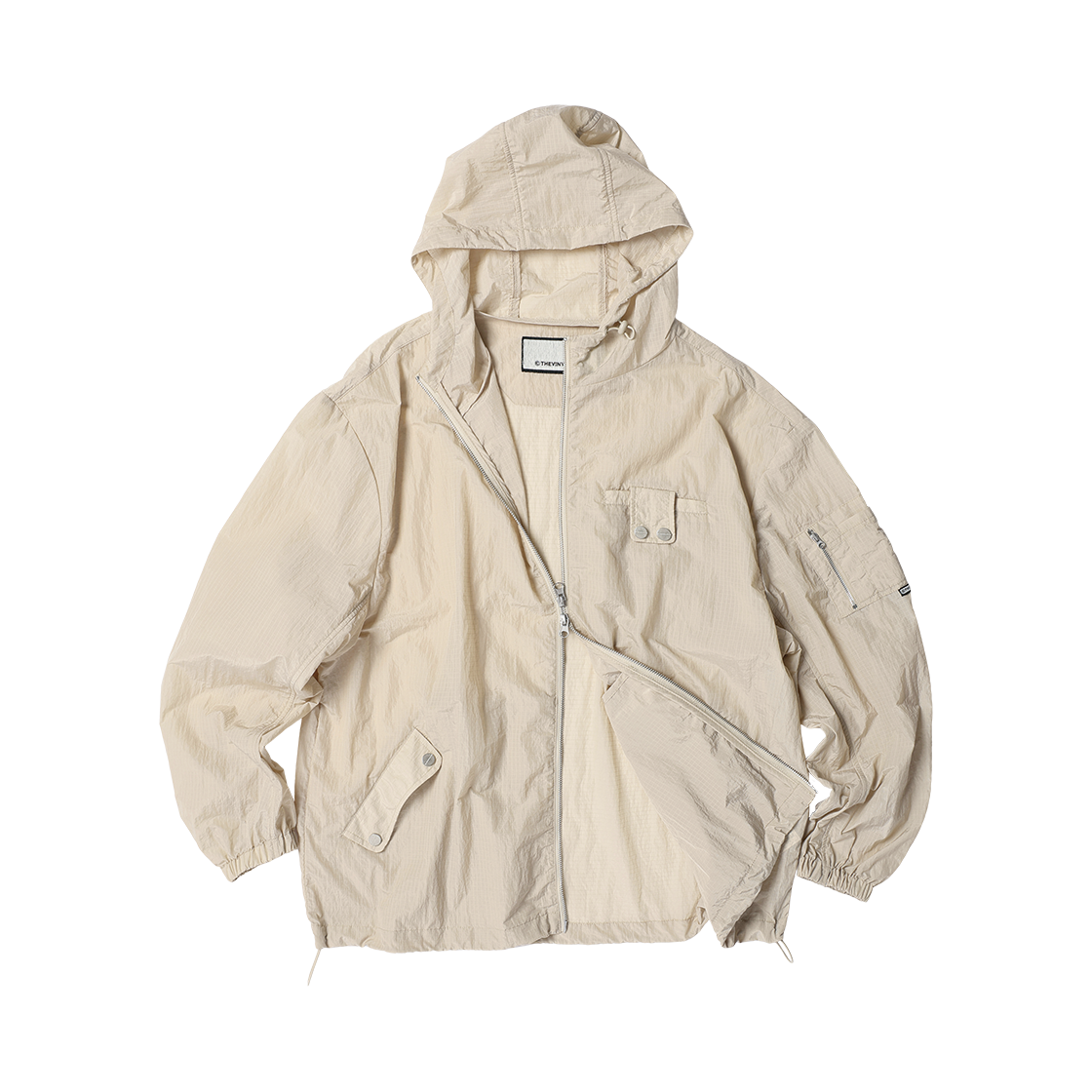 더바이닐하우스 립스탑 시어 윈드브레이커 베이지(Thevinylhouse Ribstop Sheer Windbreaker Beige) - 2